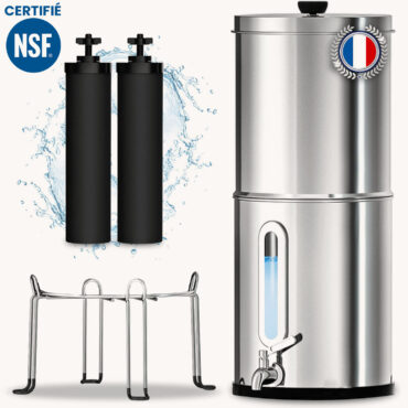 Fontaine à eau par gravité 8,5L au charbon actif - Accessoires