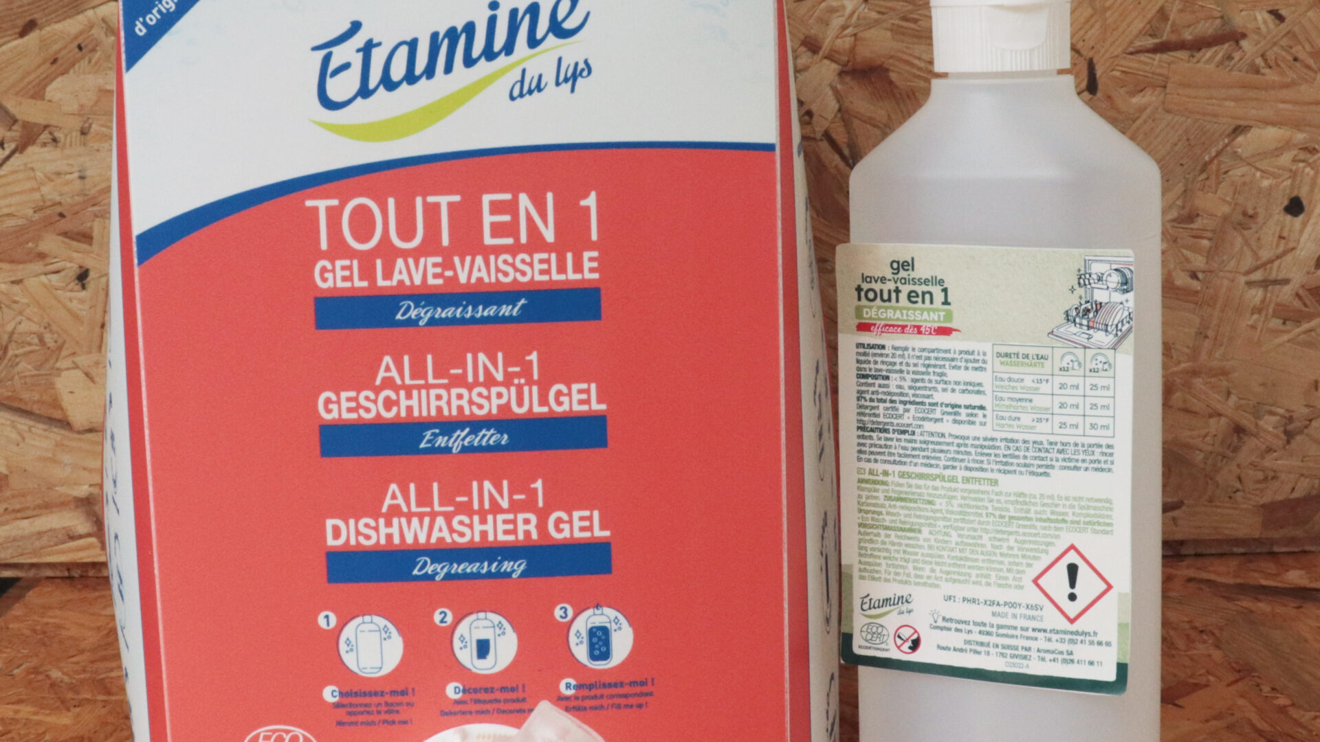 Gel Lave-vaisselle tout en 1 - Produits d'entretiens
