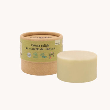 Crème solide au macérât de plantain - Crème & soins