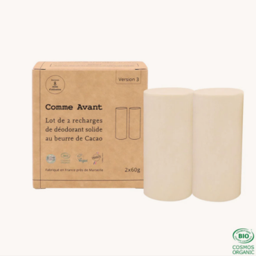Lot de 2 recharges déodorants Comme Avant - Crème & soins